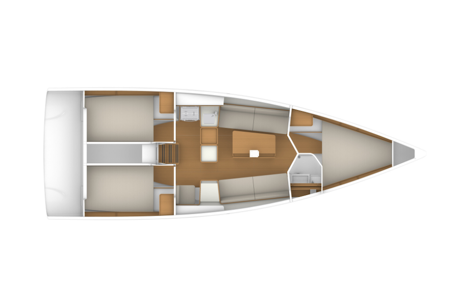 Beneteau First 36 - Layout