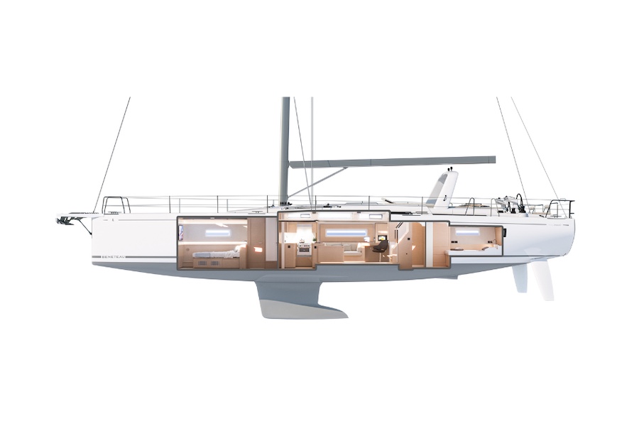 Beneteau Oceanis Yacht 60 Layout 2