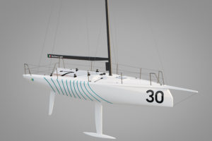 Ecoracer One Design 30 - The first render of the new one-design drift from Northern Light Composites